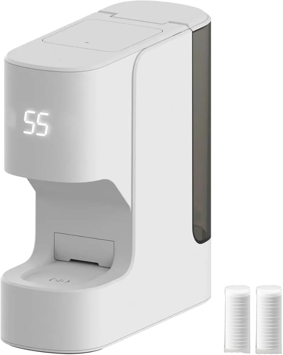 Handdoekwarmer Dispenser - Warme Handdoek Machine - Spa Momenten - Snelle Verwarming 5 Sec - 2 Handdoeken Capaciteit - Wit