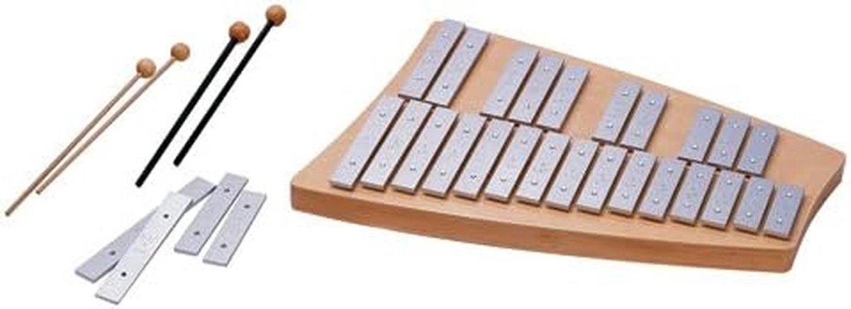 Glockenspiel met 25 noten voor muziekonderwijs en hobby
