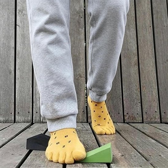 Schuim Wig Blok - Yoga Plank - Krachttraining Balans - Anti-deformatie Ontwerp - 3 cm Hoogte - Groen Zwart — afbeelding 4