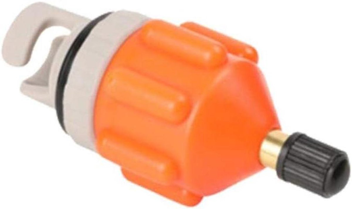 Sup Pompadapter - Ventiel Adapter - Watersport Accessoires - Multifunctionele Koppelingen - 80 mm - Oranje