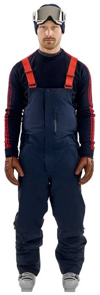 The Mountain Studio 3l Hybrid Shell Bib Broek Blauw XS
