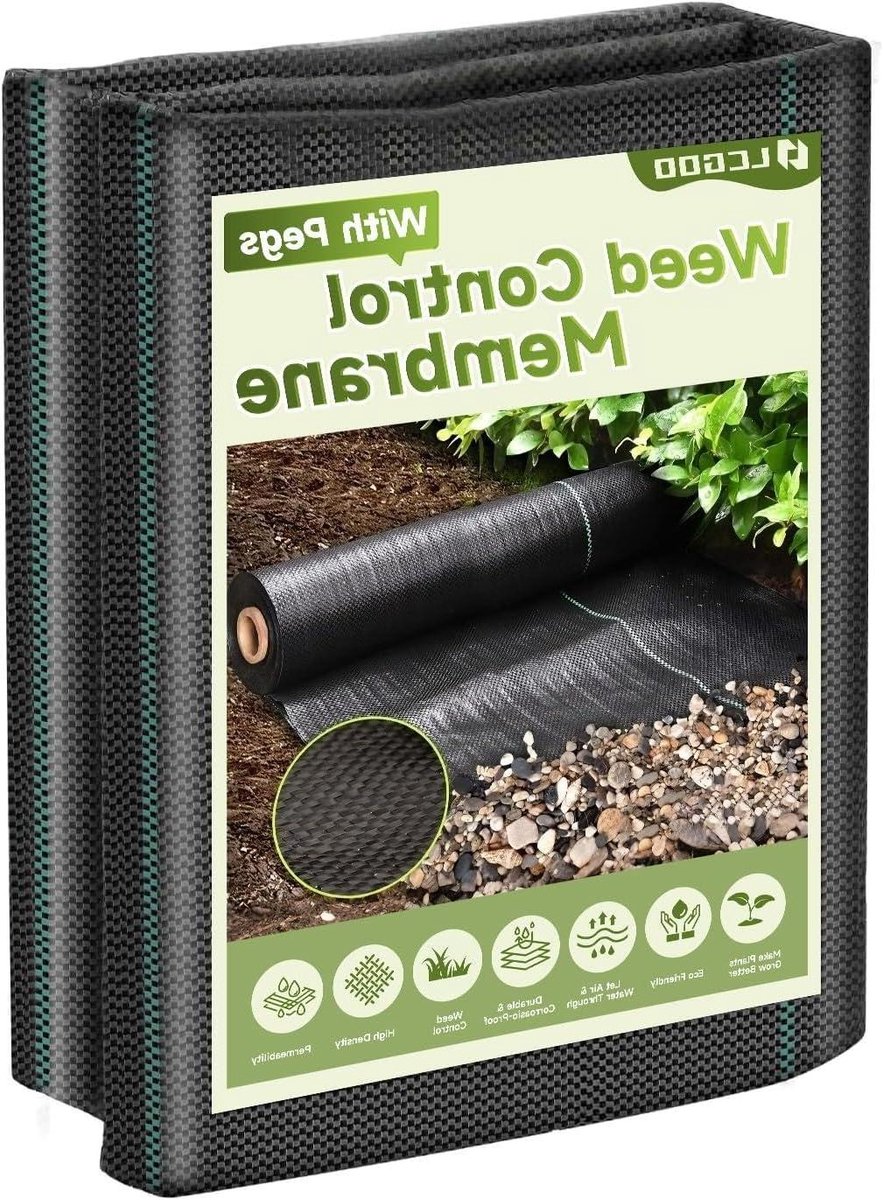 Onkruiddoek - Tuindoek Bodembedekking - Onkruid Vrij Houden - UV-gestabiliseerd Weefsel - 1 x 10 m - Zwart
