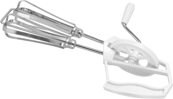Handmatige eierblender, roestvrijstalen handbediende handmatige eierblender Mixer Klopper Huiskeuken Kookgereedschap voor thuiskeuken — afbeelding 5