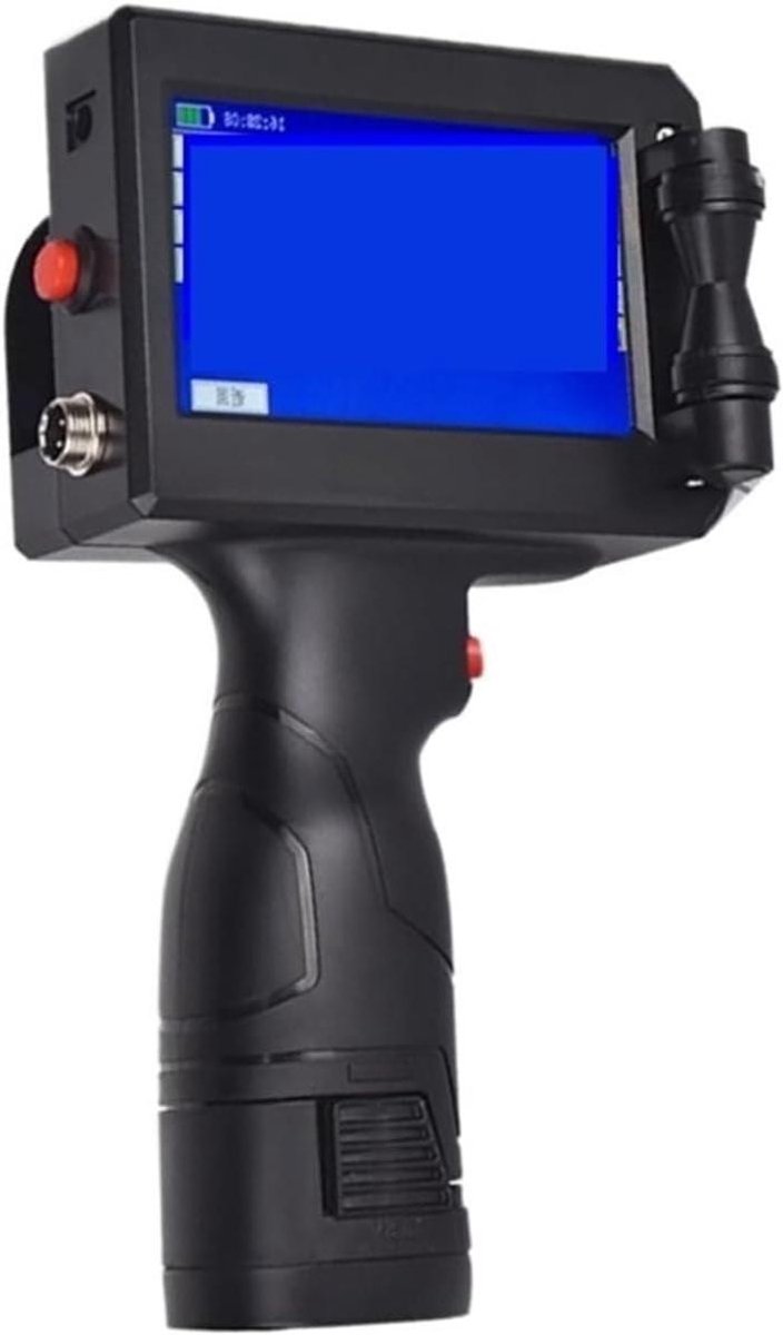 Handheld Inkjetprinter - Draagbare Printer - Tekst Datum Printen - 3D Scanner Functie - 127 cm Scherm - Zwart