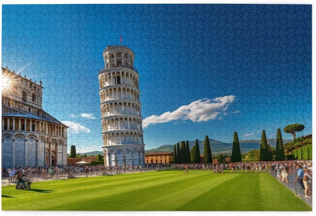 Houten Puzzel - Legpuzzel Volwassenen - Familie Activiteit - 2000 Stukjes - 99x70 cm - Kleurrijk