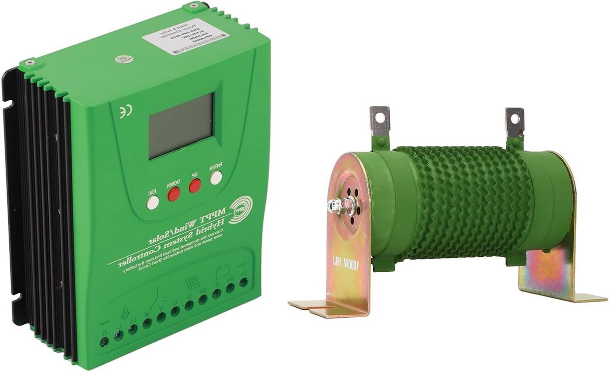 Hybride Laadregelaar - Wind Solar Controller - Energie Beheer - MPPT Boost Technologie - 174 x 145 x 70 mm