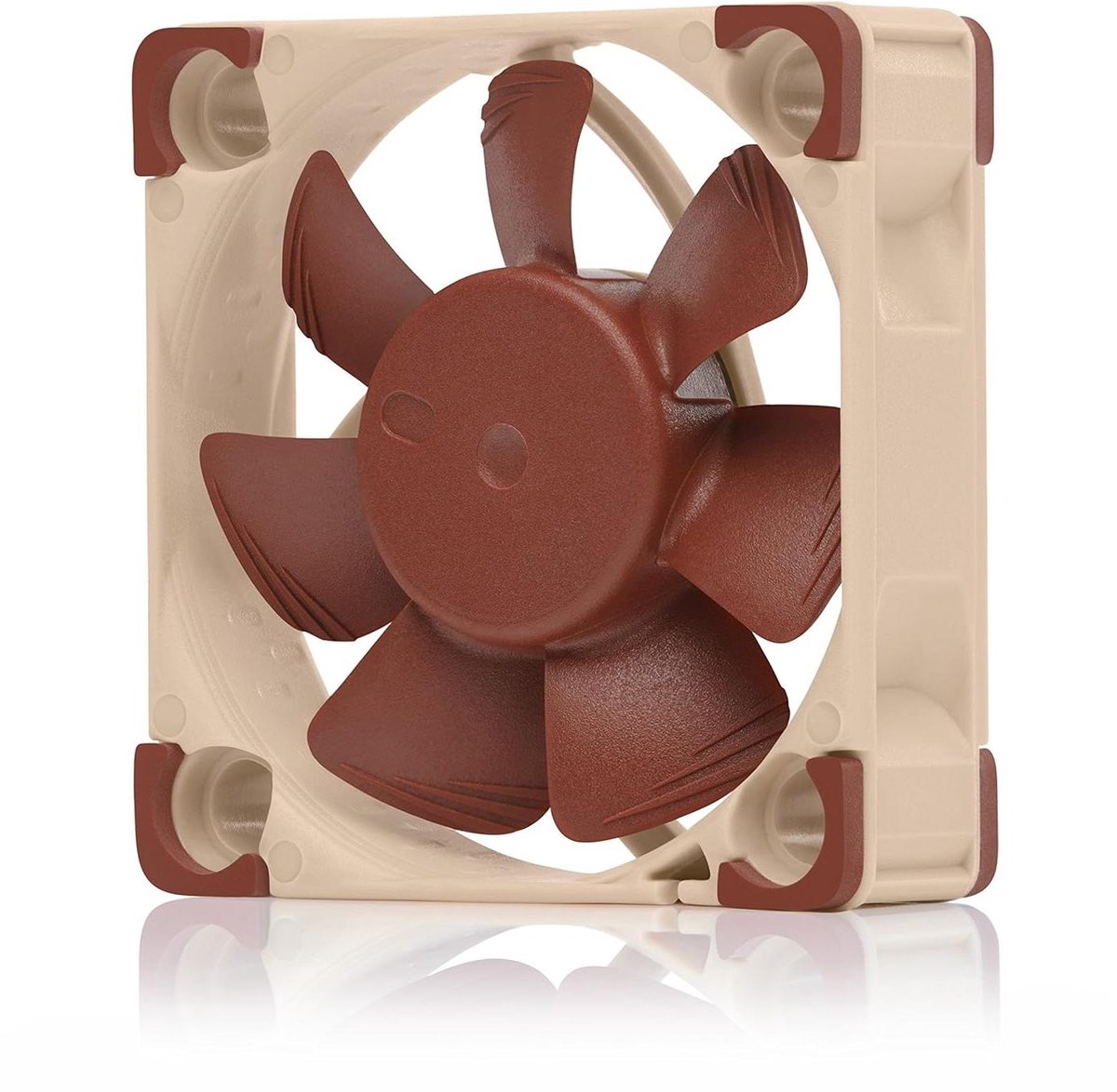 Stille Ventilator - Koeler - Apparatuur Koelen - Lage Geluidsproductie - 40x10mm - Bruin