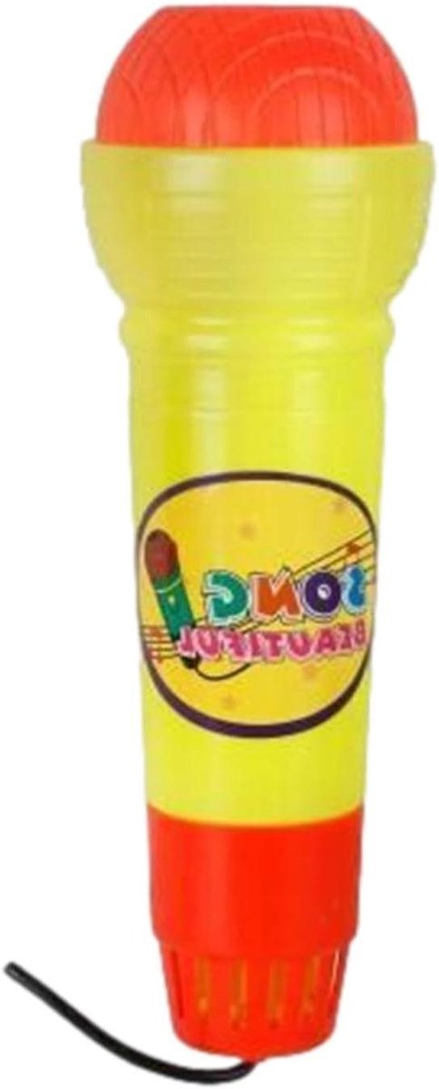 Speelgoed microfoons - Karaoke speelgoed - Feestplezier - Batterijvrij ontwerp - 4 stuks - Willekeurige kleur