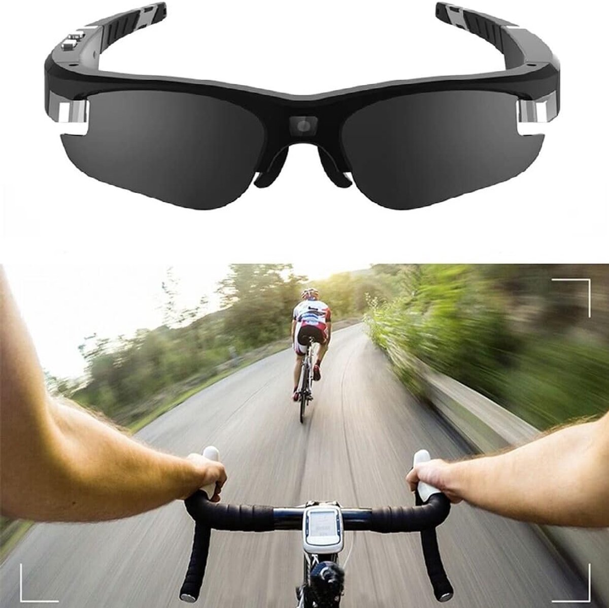 Verborgen Camera Bril - Video Recorder Bril - Actie Opnames Maken - 1080P HD Resolutie - Lichtgewicht 75 Gram - Zwart