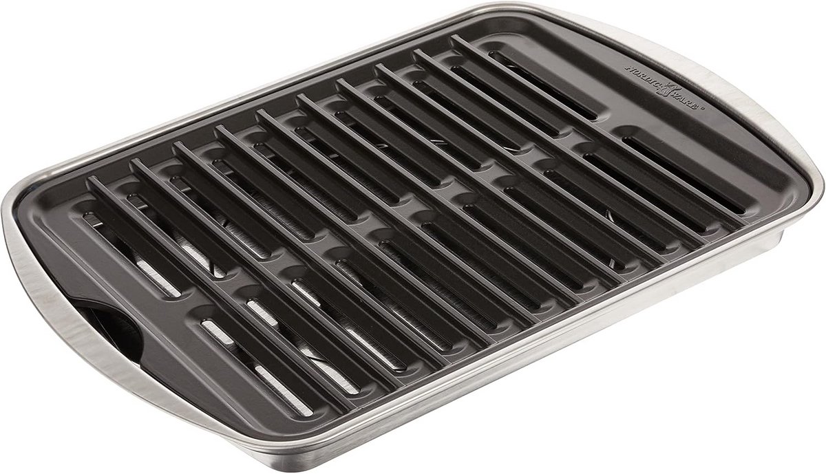 Gietijzeren Grillpan met Rooster voor Perfect Aangebraden Vlees