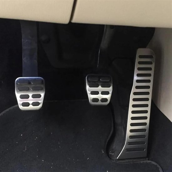 Pedaal Covers - Auto Pedalen - Verbeterde Rijervaring - Antislip Ontwerp - 2 Stuks - Zilver — afbeelding 2