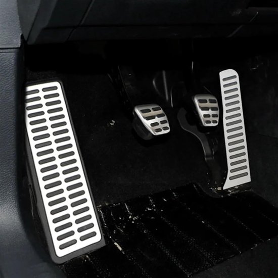 Pedaal Covers - Auto Pedalen - Verbeterde Rijervaring - Antislip Ontwerp - 2 Stuks - Zilver — afbeelding 3