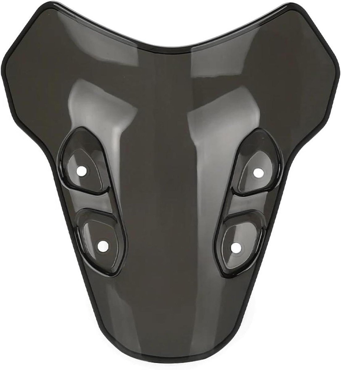 Motorfiets Windscherm - Wind Deflector - Rijden Beschermen - Krasbestendig PC Materiaal - 800 g - Zwart