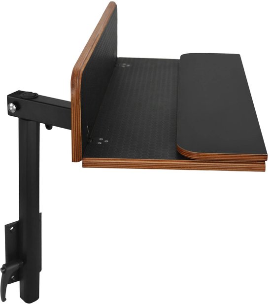 Allero Opklapbare Tafel - Opklaptafel - Campingtafel - Draaibaar - Ruimtebesparend - Caravan - Boot - Camper - Zwart - 59,5x58 CM — afbeelding 5