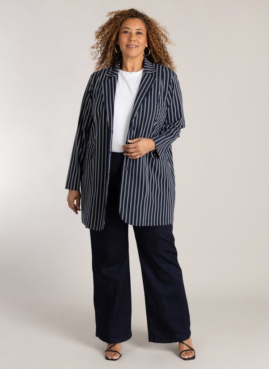 COLLETTA Nadia Cover ups - Dark Blue/White - maat 3(52)