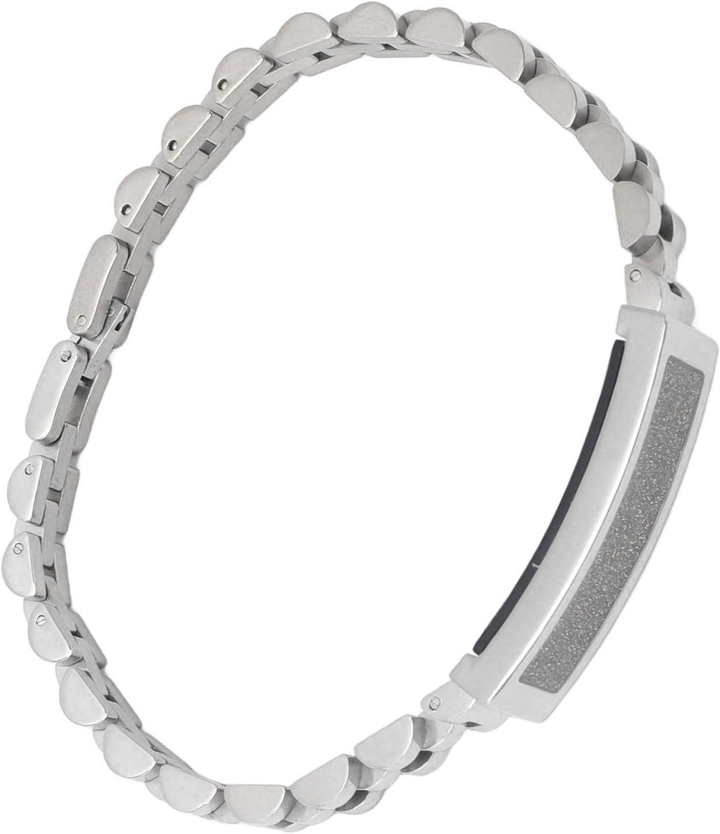 Fitness Tracker Armband - Activiteitstracker Slaapmonitor - Gezondheid Bijhouden - IP68 Waterdicht - 26 x 8 x 3 cm - Zilver
