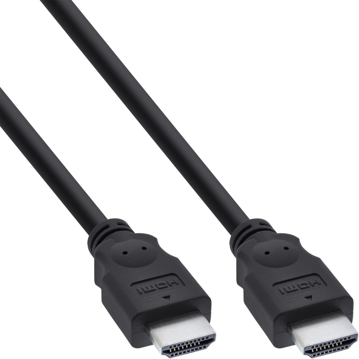 InLine® HDMI kabel, HDMI high speed, male / male, zwart, 5m