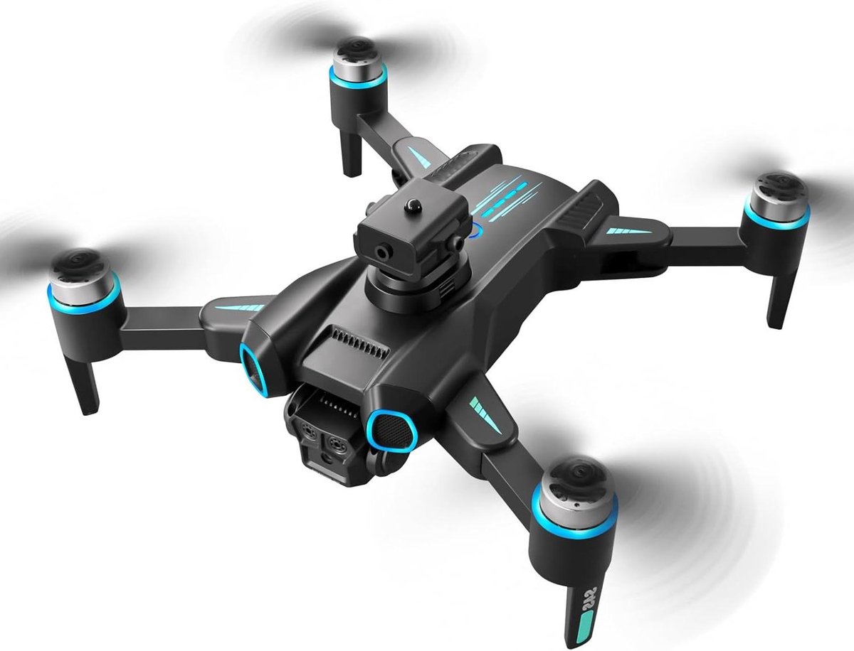 Drone met Camera - Opvouwbare Quadcopter - Fotografie Maken - Borstelloze Motor - 26x25x8 cm - Zwart