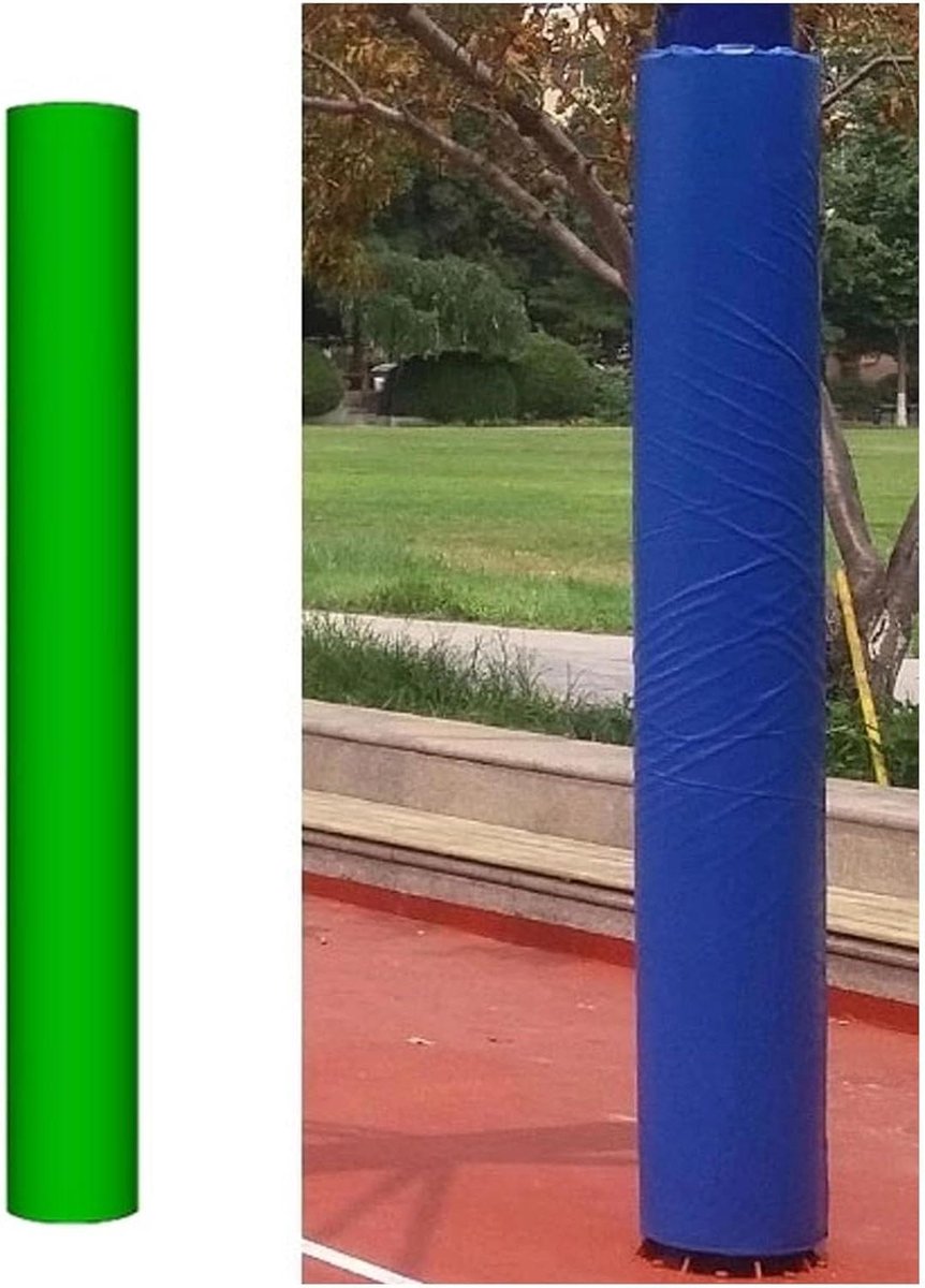 Paal Vulling - Schokkussen Bescherming - Veiligheid Verhogend - Weerbestendig PVC - 70 inch Hoog - Zwart