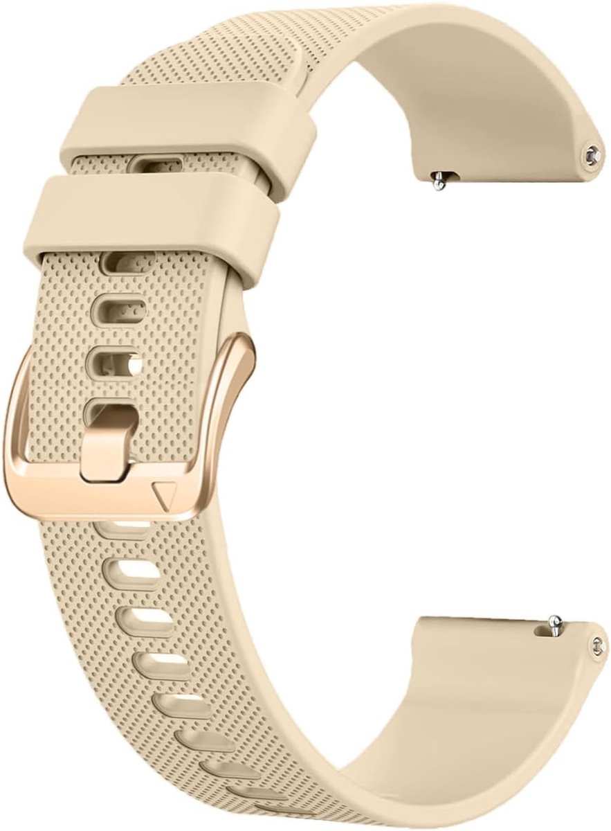Zachte sportieve vervangband voor horloges van 18mm tot 22mm, geschikt voor Garmin, Galaxy, Amazfit en Huawei.