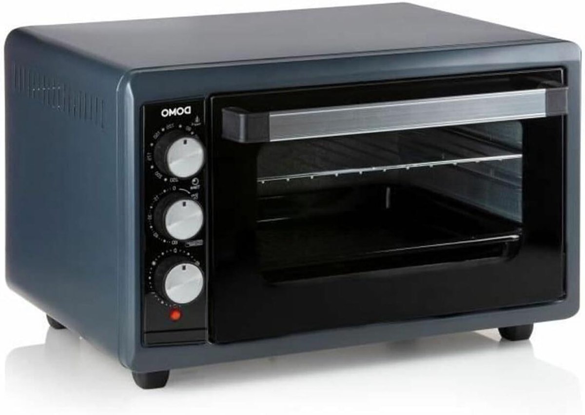 Minioven met timer - Kleine oven - Gerechten bereiden - Hete lucht functie - 38 Liter - Zwart