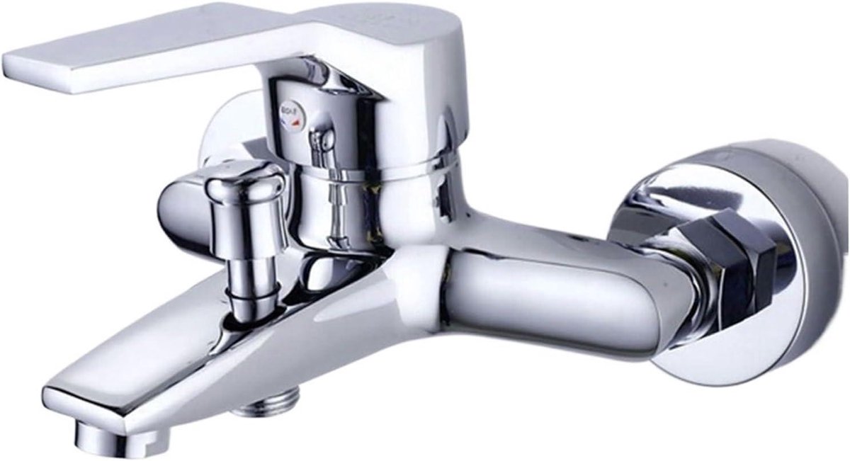 Douchekraan Badkraan - Wandmontage Kraan - Douchen en Baden - Warm Koud Mengwater - Verste