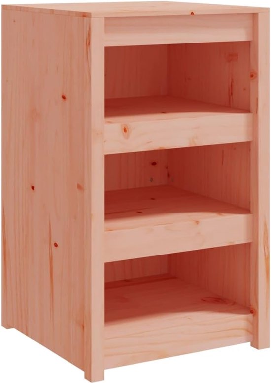 Keukenkasten Set - Buitenkeuken Kasten - Opbergen Buiten - Modulair Ontwerp - 106 x 55 x 64 cm - Natuurlijk Hout — afbeelding 4