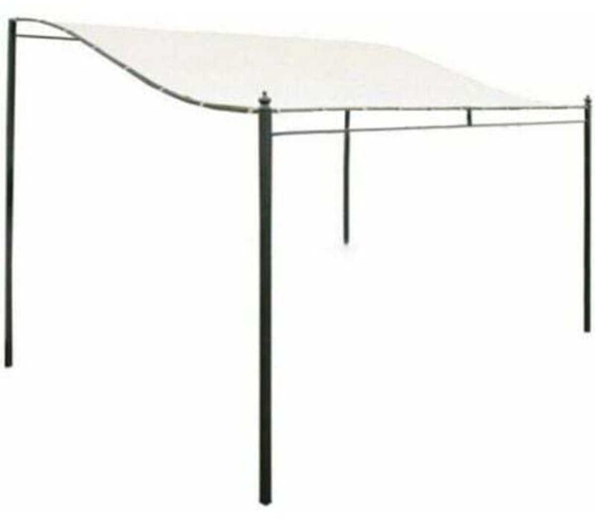 Vervangend dak Geschikt voor tuinpaviljoen/paviljoen - 300D waterdicht canvas tentluifel, hoge zonneschermtent, outdoorstof, waterdichte/scheurvaste hoes, 3m x 2,6m (exclusief steunen).