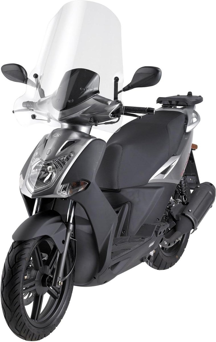 Windscherm scooter - Windgeleider motor - Bescherming tegen wind - Transparant design - 66 x 64 cm - Transparant