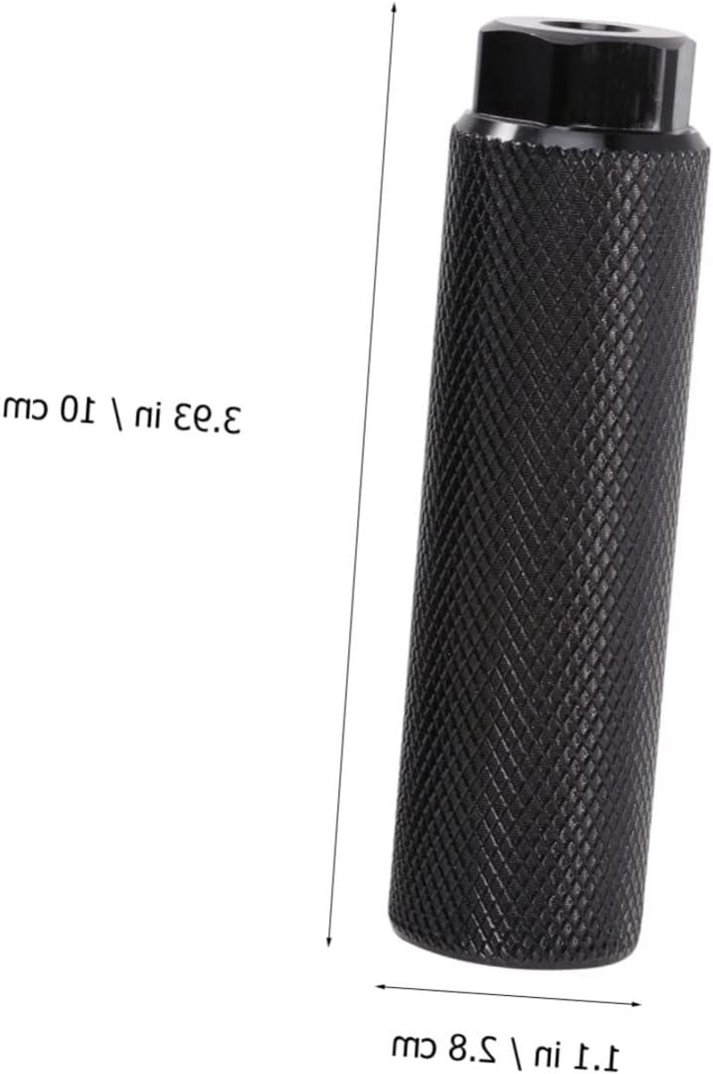 Fiets Voetsteunen - Pedaal Steunen - Extra Passagier Vervoeren - Antislip Knurling - 10 cm - Zwart
