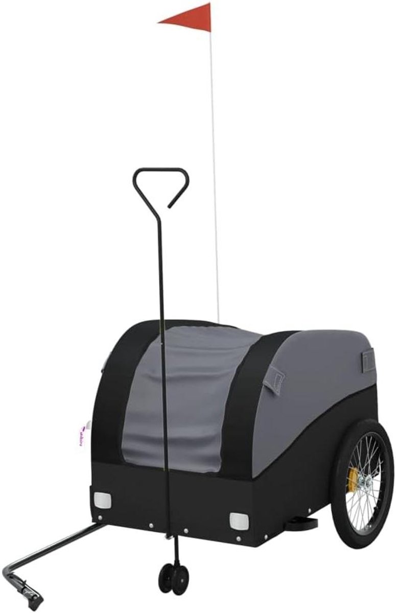 Fietskar - Transportkar Buggy - Zware Goederen Vervoeren - Stevig IJzeren Frame - 133 x 68 x 68 cm - Zwart