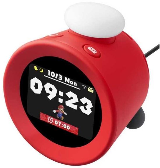 Nintendo Alarmo Sound Clock - Interactieve Wekker - Rood | bol