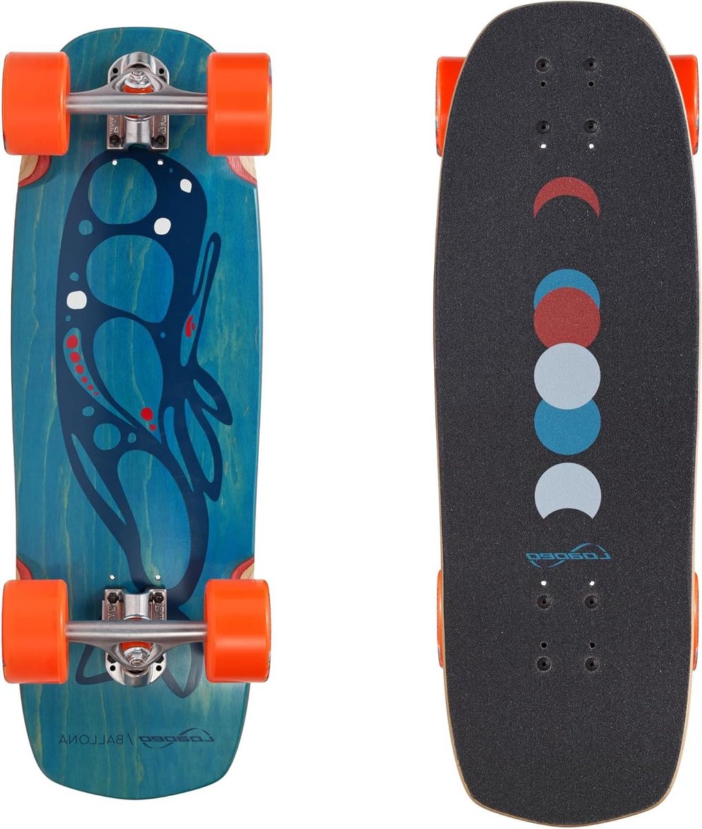 Cruiser Longboard Mini Skateboard Stadsvervoer Flexibel Bamboe Dek 27.75 Inch Moby