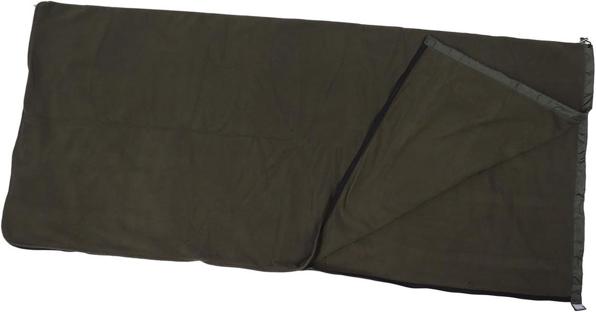 Slaapzak Voering - Camping Deken - Buiten Overnachten - Extra Dik Fleece - 38x16 cm - Groen
