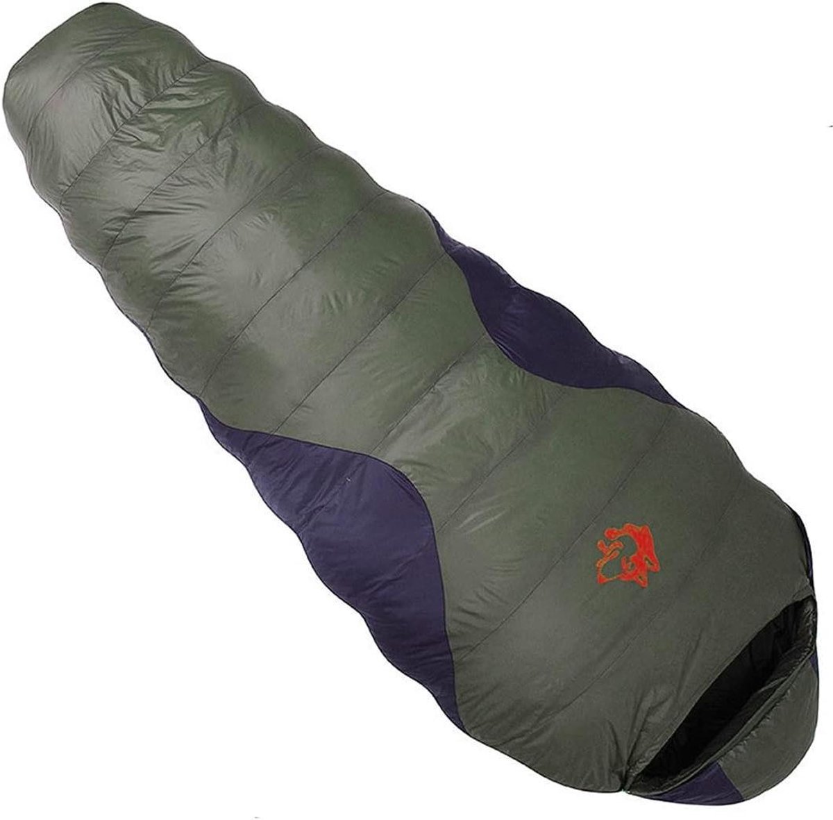 Outdoor Slaapzak - Kampeerzak Dik - Winter Kamperen - Ultralight Warmte - 210x80x50cm - Legergroen