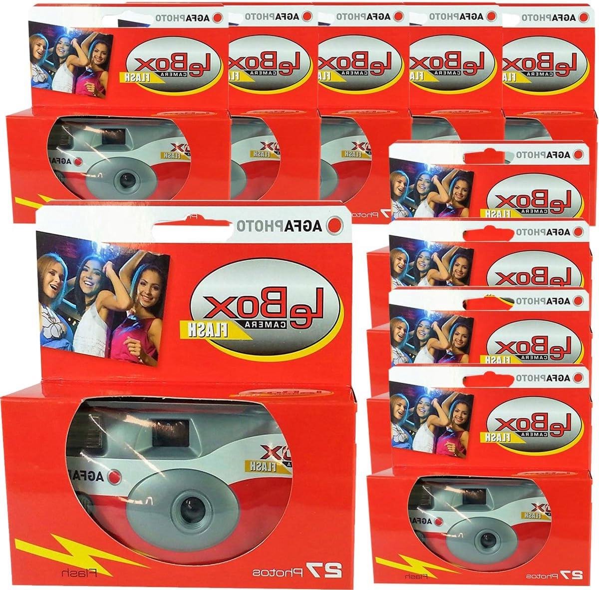 Wegwerpcamera Set - Feestcamera Bruiloft - Momenten Vastleggen - Inclusief Film Flits - 10 Stuks - Zwart