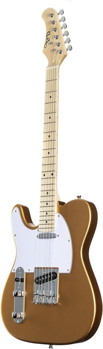Elektrische Gitaar - Solid Body Gitaar - Muziek Maken - T-Stijl Model - 104 cm Lengte - Koper