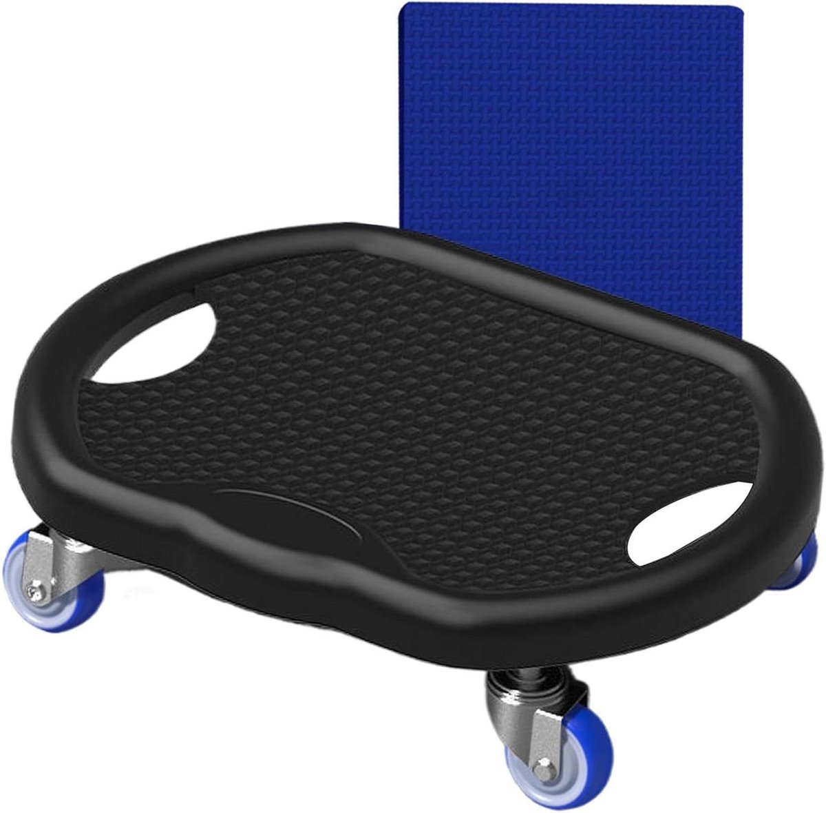 Ab Wheel Board - Buikspierroller - Core training - Stil en veilig - 32 cm breed - Zwart Rood
