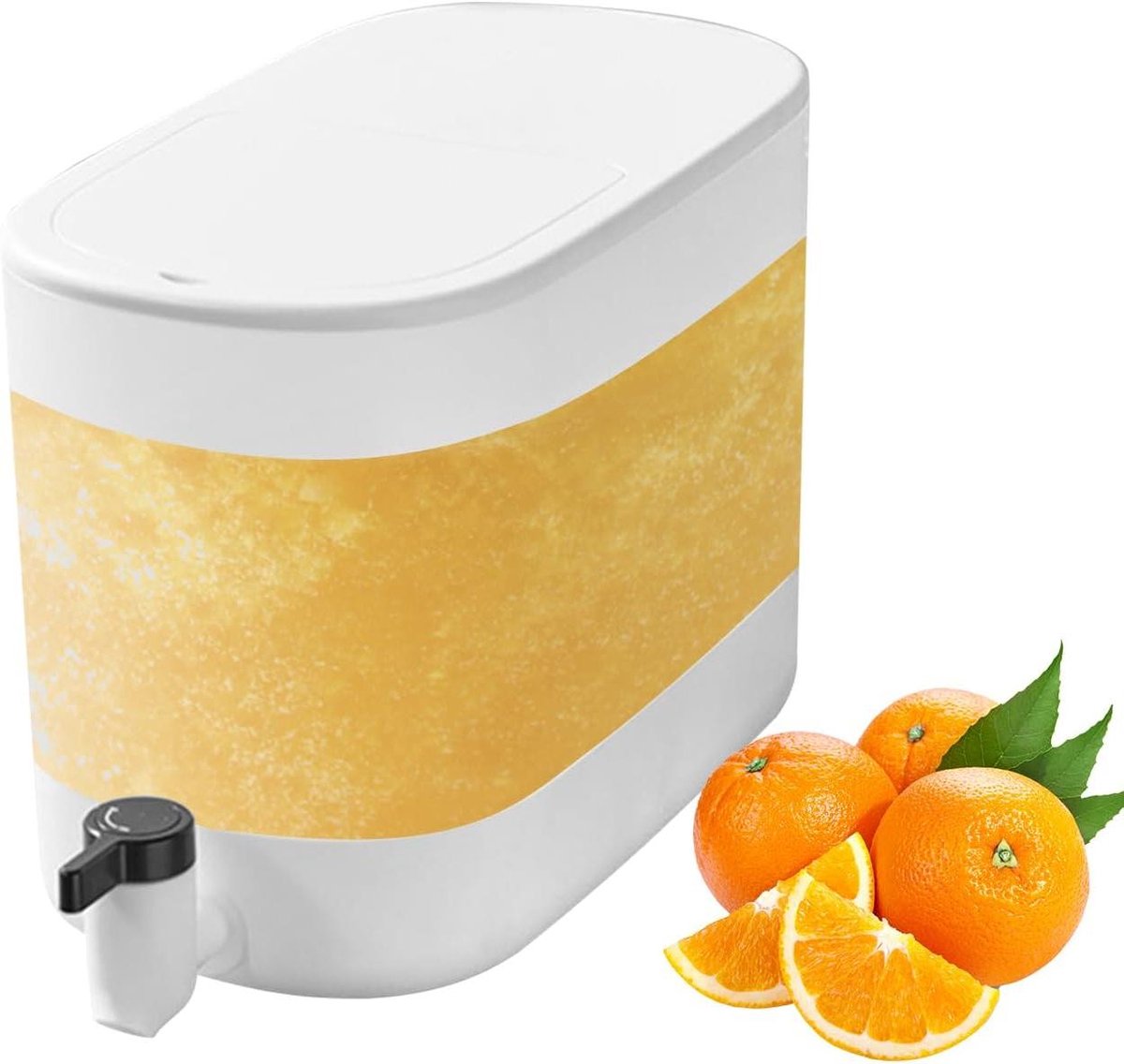 Drankdispenser Koelkast - Waterkan Sap - Dranken Serveren - Anti-blokkeer Kraan - 4 Liter - Wit