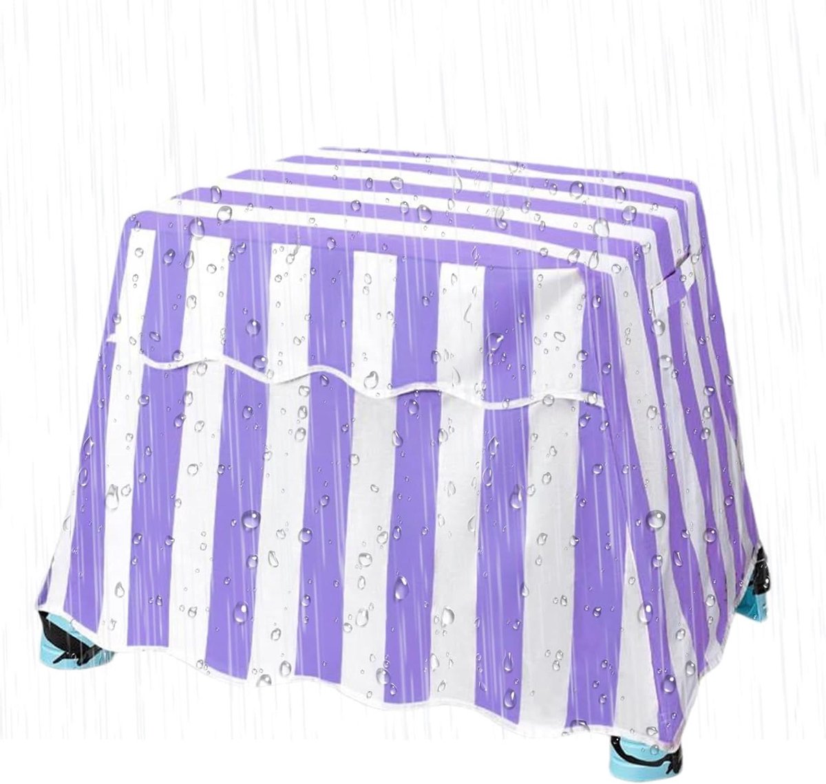 Tafelhoes Kinderen - Waterdichte Beschermhoes - Buitenspelen Beschermen - Verstevigde Naden - 93 x 55 x 64 cm - Paars