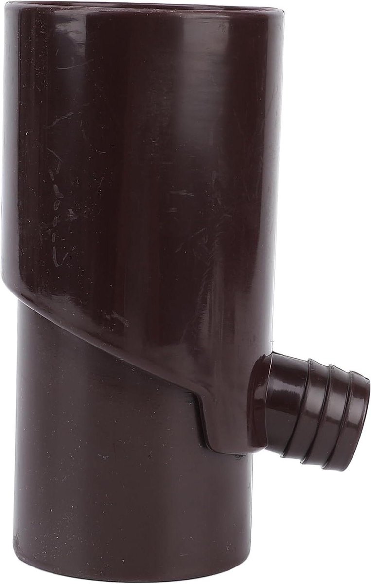 Regenwateromleider Set - Regenpijp Adapter - Tuin Irrigatie - Voor Ronde Pijp - 8 Cm - Bruin