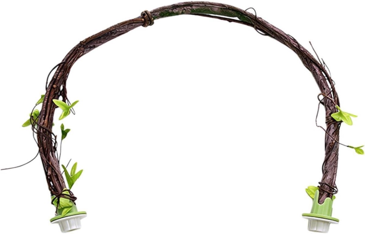 Vogelzitstok Hars - Klimtak Speelgoed - Kooi Verrijking - Opvouwbaar Ontwerp - 65 cm - Natuurlijk