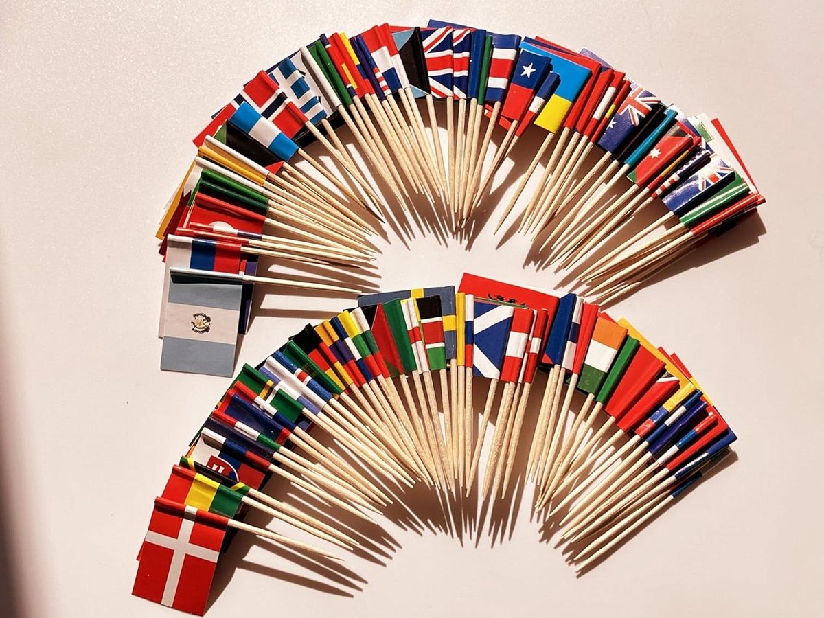Countries Toothpick Flag (100 countries)