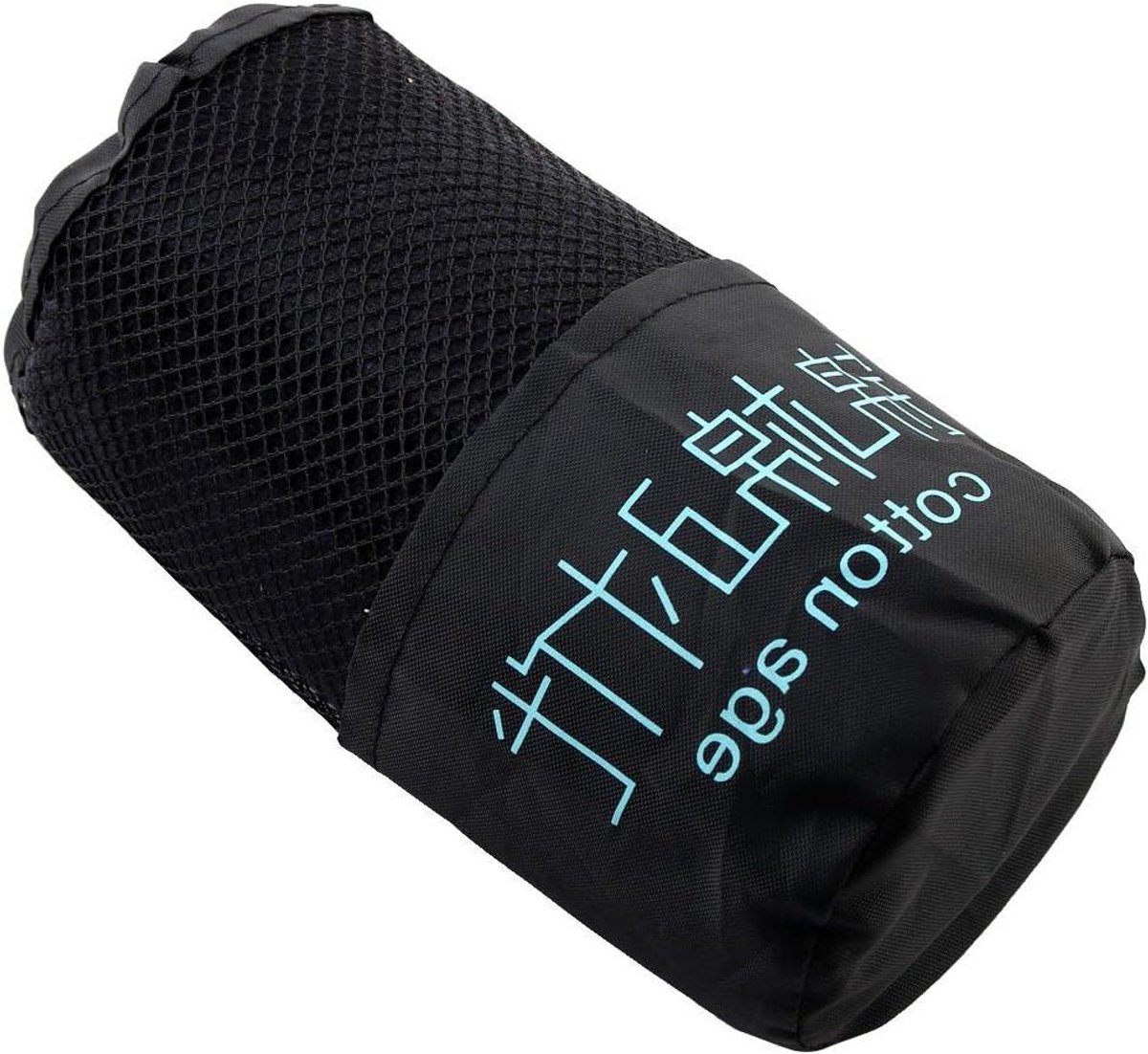 Microfiber Handdoek - Reishanddoek Sportdoek - Buitensporten en Reizen - Extra Absorberend Sneldrogend - 100 x 30 cm - Zwart