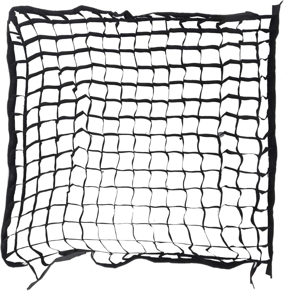 Zachte Grid voor Fotografie 80x80 cm - Cellulaire Lattice Mesh met Klittenband Bevestiging voor Professionele Verlichting