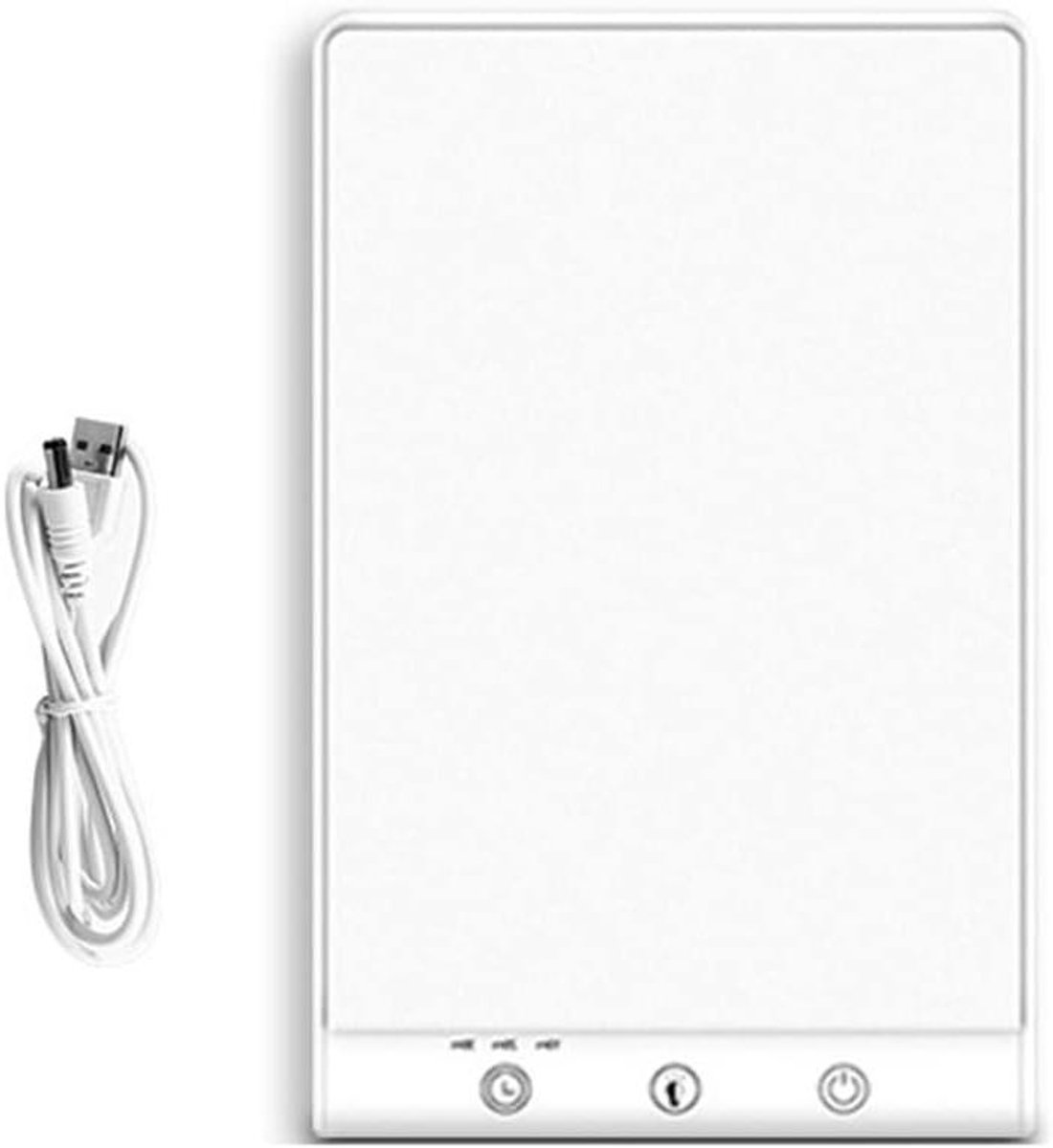 Lichttherapie Lamp - SAD Licht - Stemming Verbeteren - Instelbare Kleurtemperatuur - 235 x 142 mm - Wit