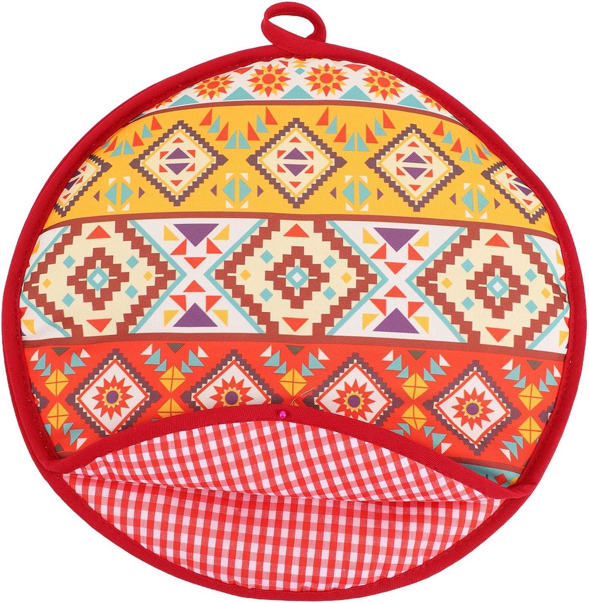 Tortilla Warmer - Brood Verwarmer - Warm Houden - Magnetronbestendig - 30 cm - Grijs