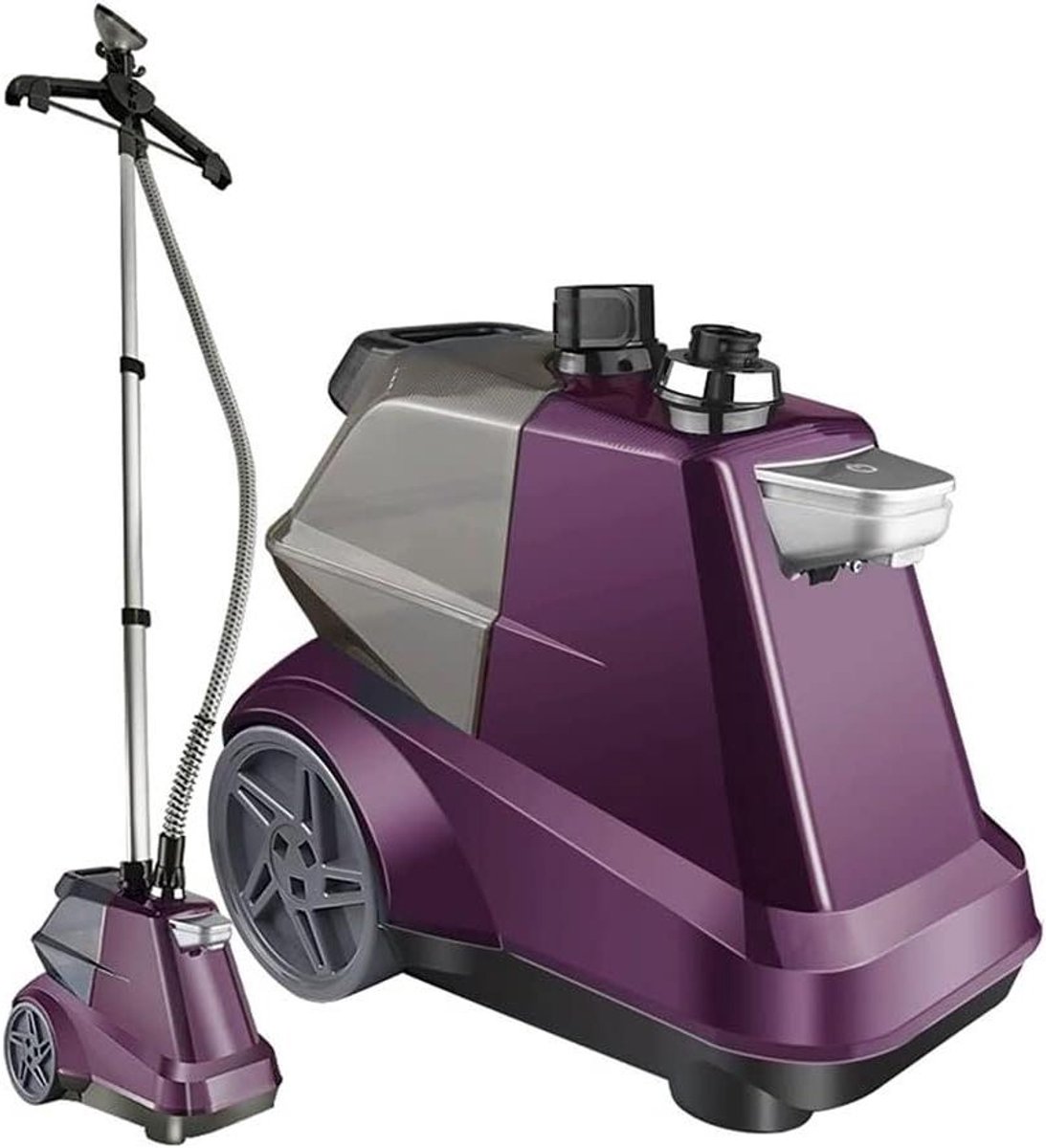 Kledingstomer - Stoomapparaat - Snel Kreukels Weg - 2000 Watt Vermogen - 3L Watertank - Zwart