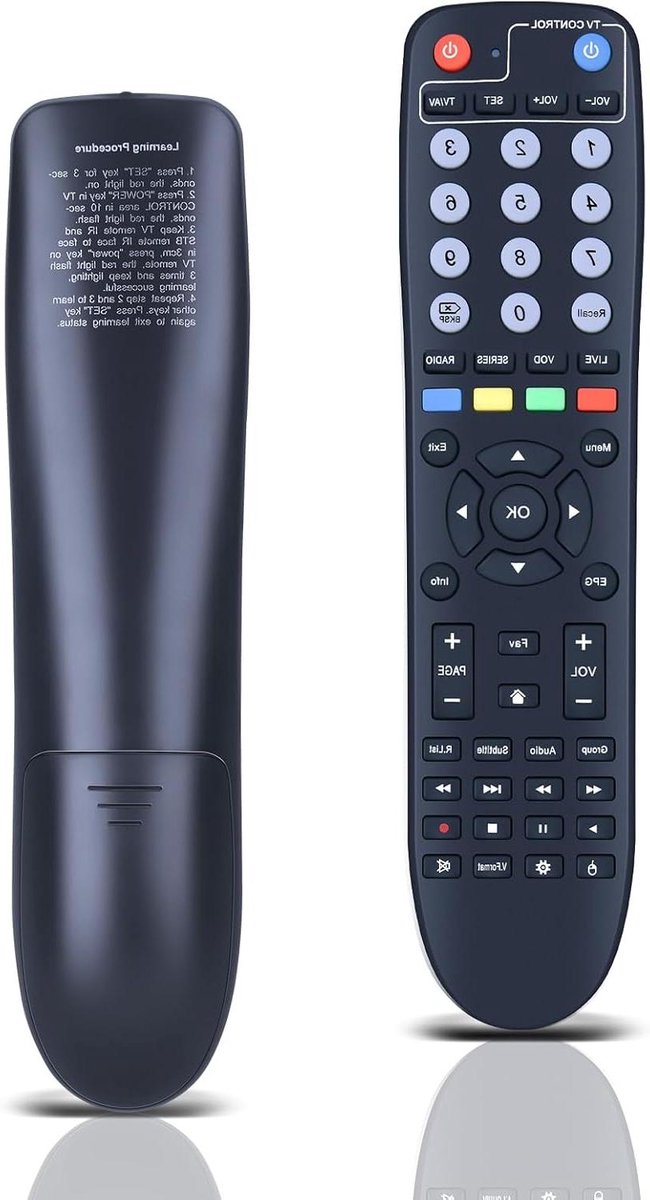 Universele Afstandsbediening - TV Bediening - Apparaat Bediening - Betrouwbare Prestaties - 13.5 cm - Zwart