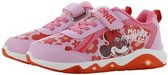 Disney Minnie - Schoenen voor meisjes met lichtjes - Minnie Mouse Sneakers voor kinderen met klittenband - Lichtgevende kindersneaker - Maat 27 - Roze